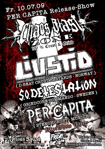 livstid - s.o. detestation - per capita